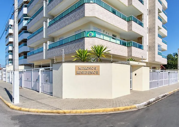 Apartamento no Itagua, vista panorâmica do mar, ótima localização - Edifício Mikonos Ubatuba